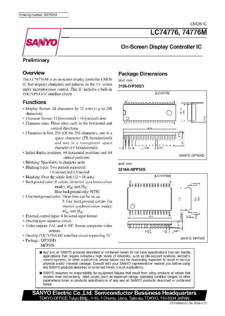 LC74776_138200.PDF Datasheet