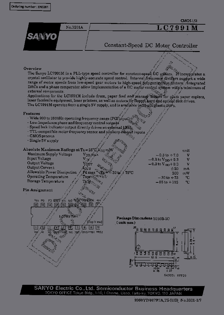 LC7991M_316987.PDF Datasheet