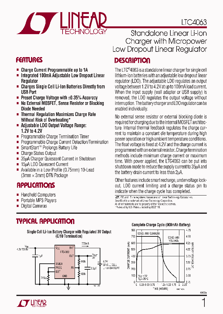 LTC4063_201780.PDF Datasheet