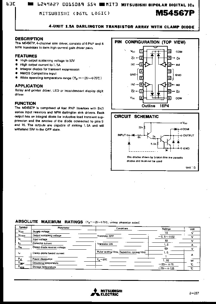 M54567P_329711.PDF Datasheet