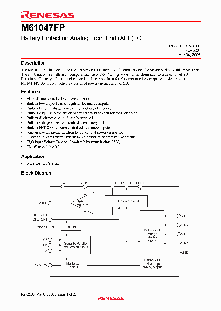 M61047FP_325895.PDF Datasheet