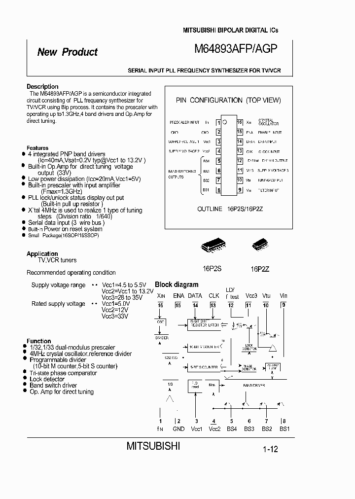 M64893AGP_324415.PDF Datasheet