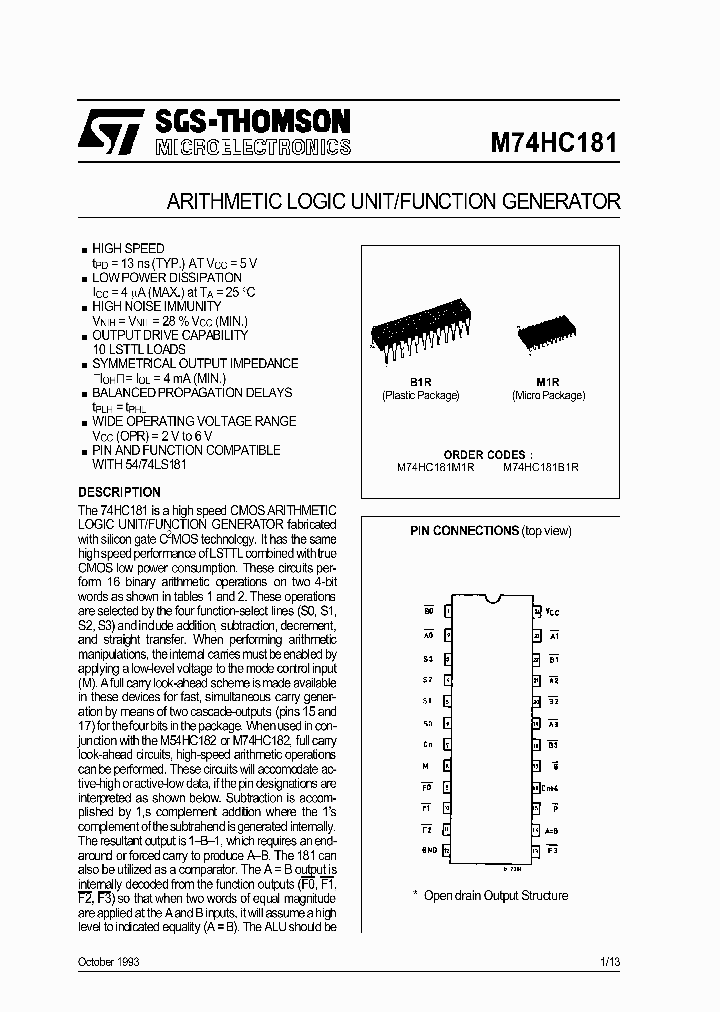 M74HC181B1R_183981.PDF Datasheet