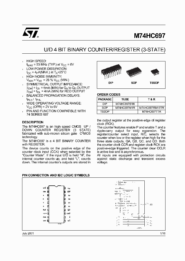 M74HC697_358794.PDF Datasheet