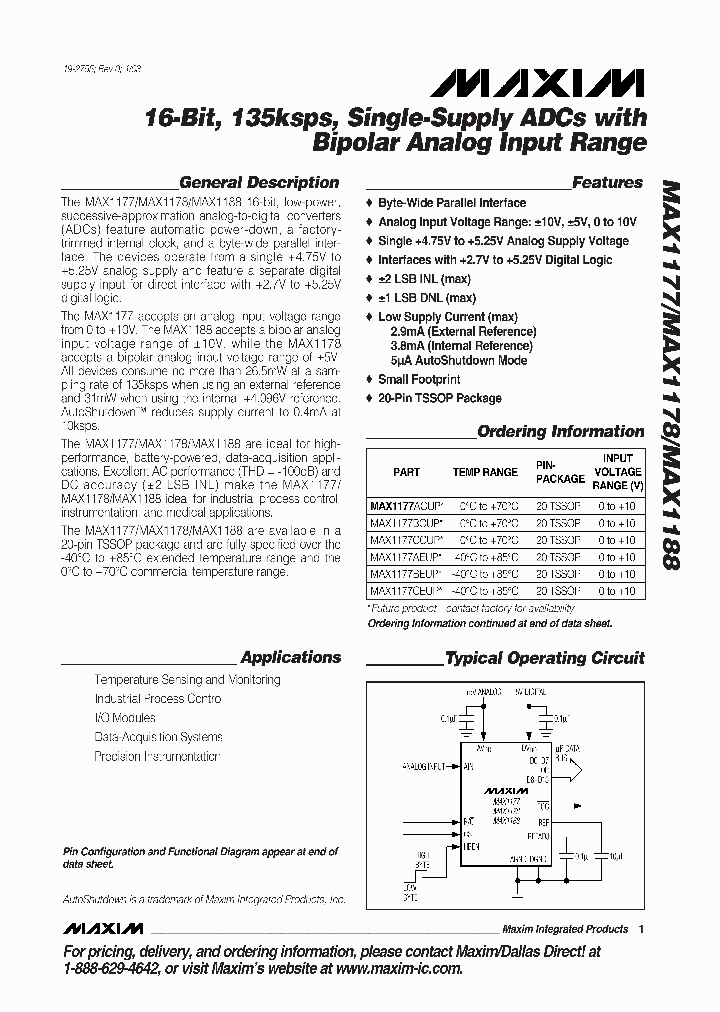 MAX1177_191072.PDF Datasheet