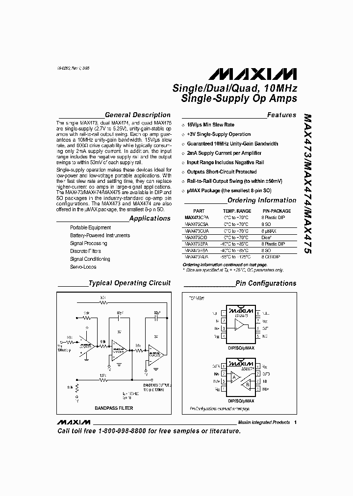 MAX474_15441.PDF Datasheet