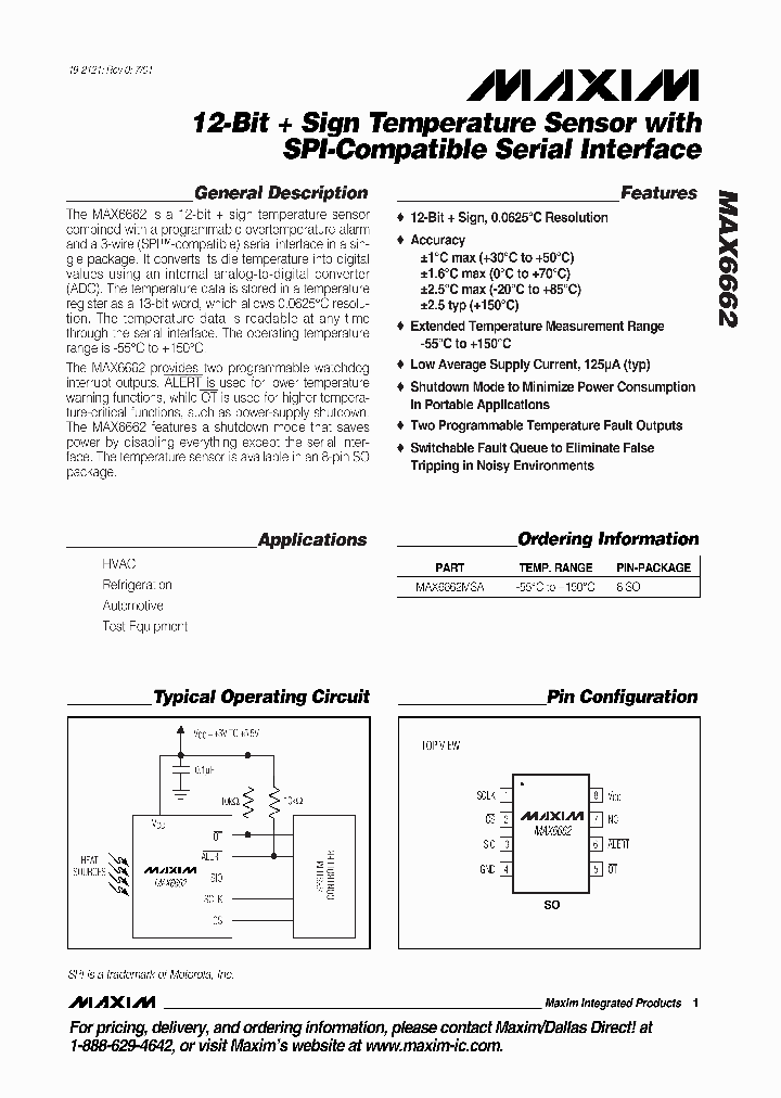 MAX6662_197292.PDF Datasheet