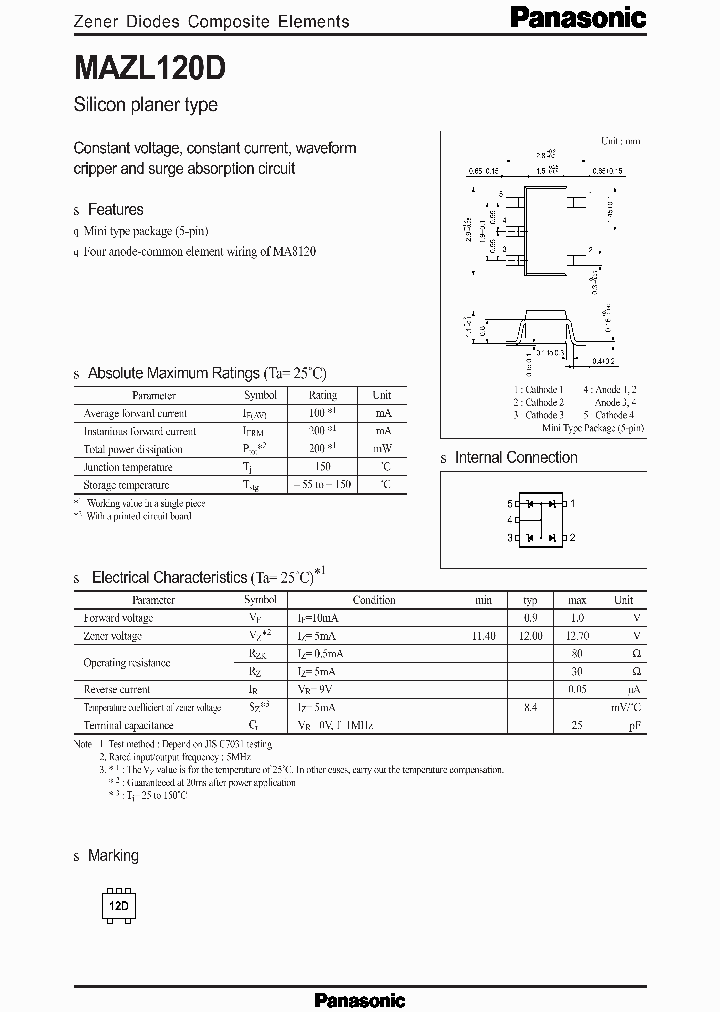 MAZL120D_320755.PDF Datasheet