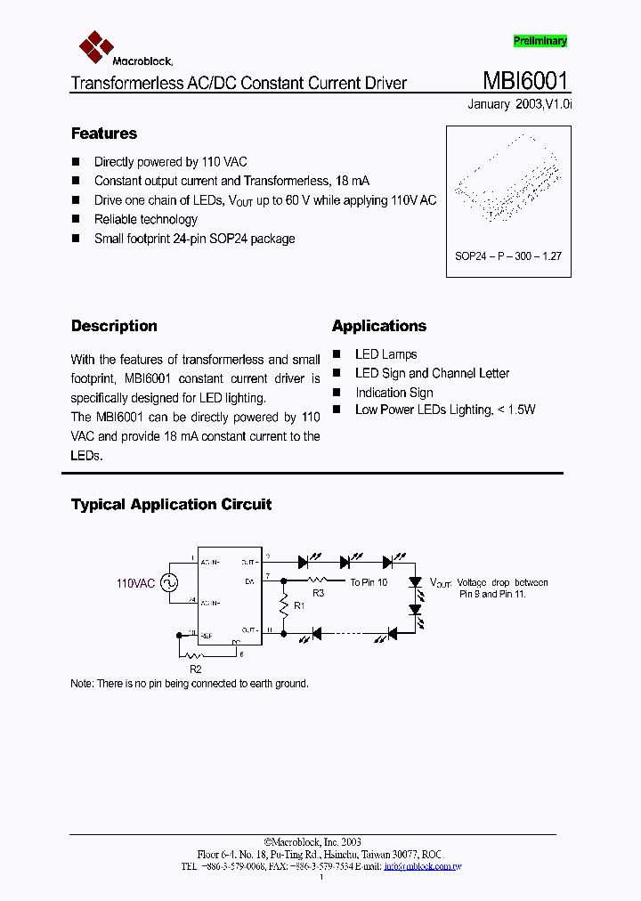 MBI6001N1D_250887.PDF Datasheet