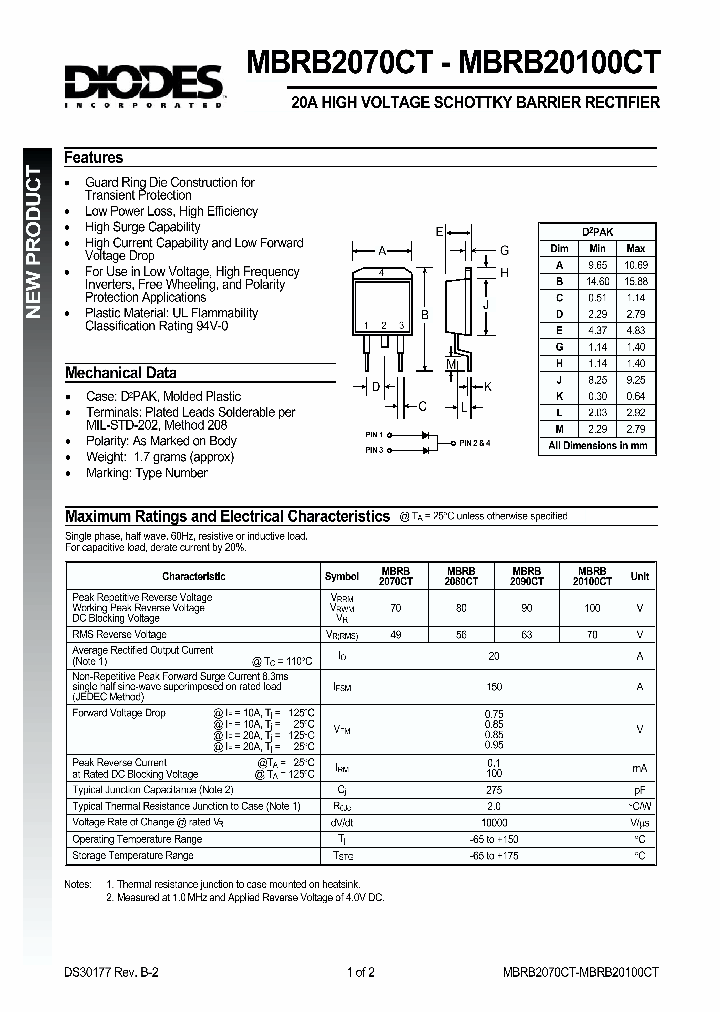 MBRB2080CT_376477.PDF Datasheet