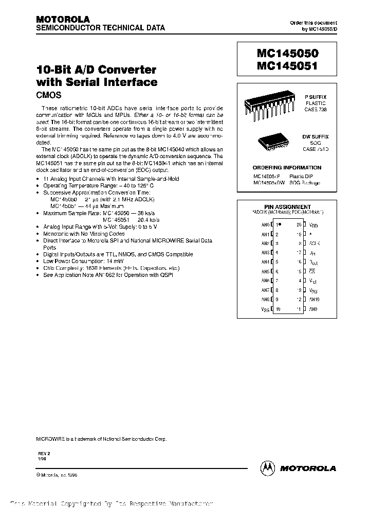 MC145050_318447.PDF Datasheet