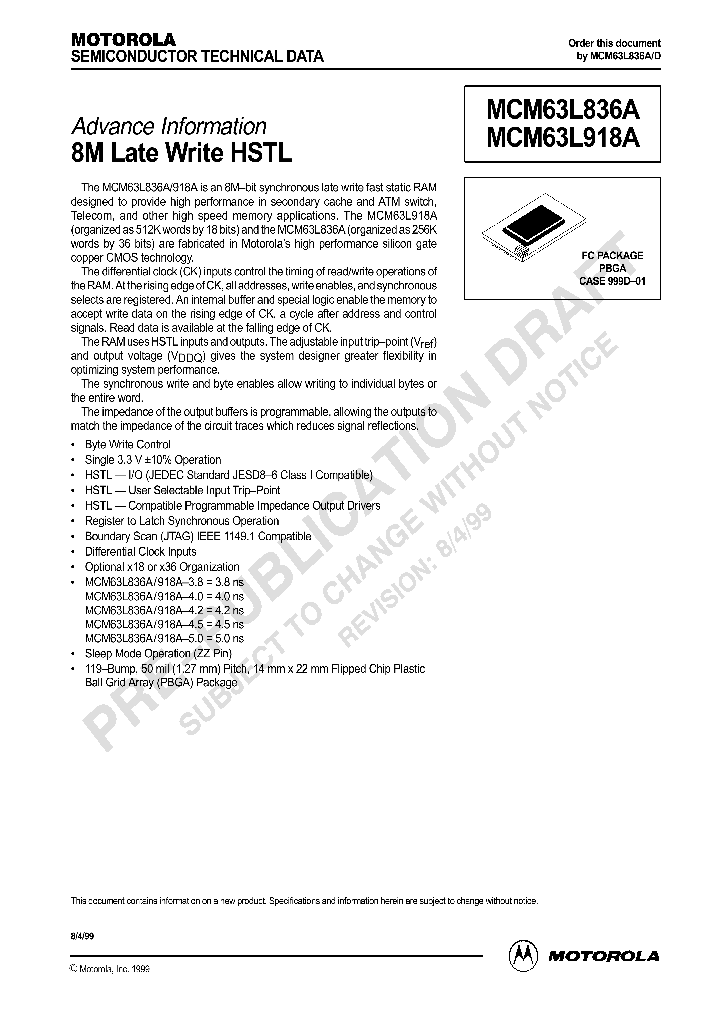 MCM63L836A_371144.PDF Datasheet