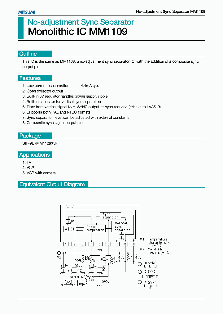 MM1109_332444.PDF Datasheet