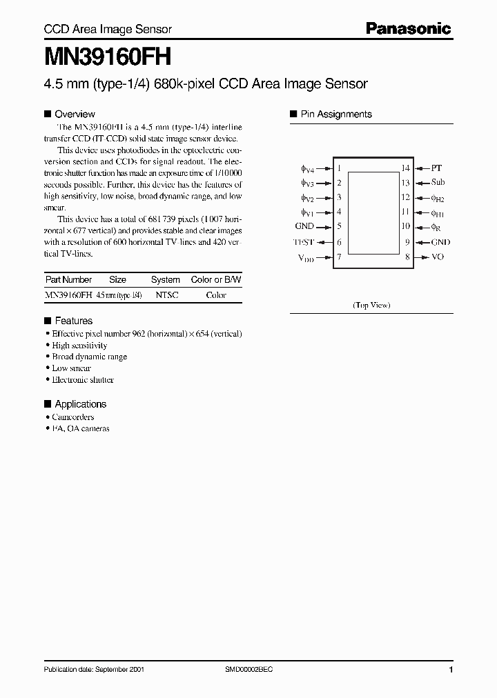 MN39160FH_341275.PDF Datasheet