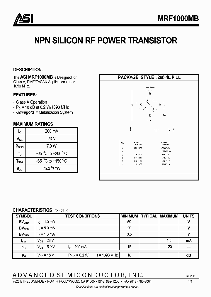 MRF1000MB_326408.PDF Datasheet