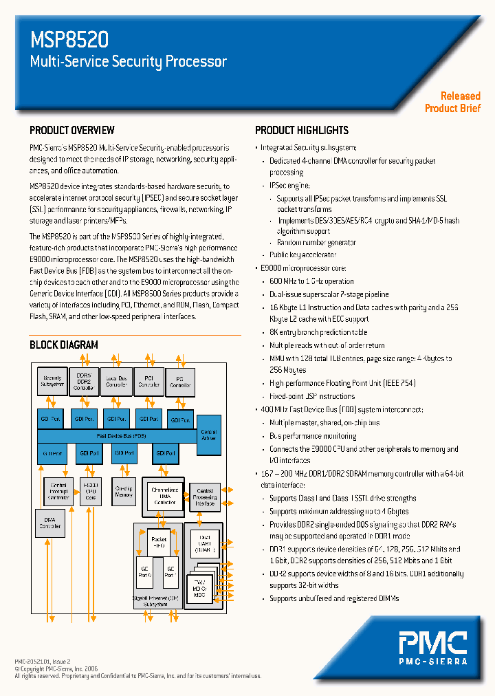 MSP8520_343646.PDF Datasheet