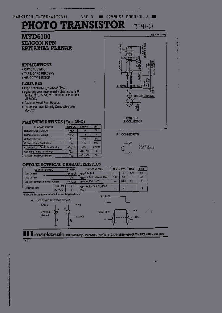 MTD6100_70778.PDF Datasheet