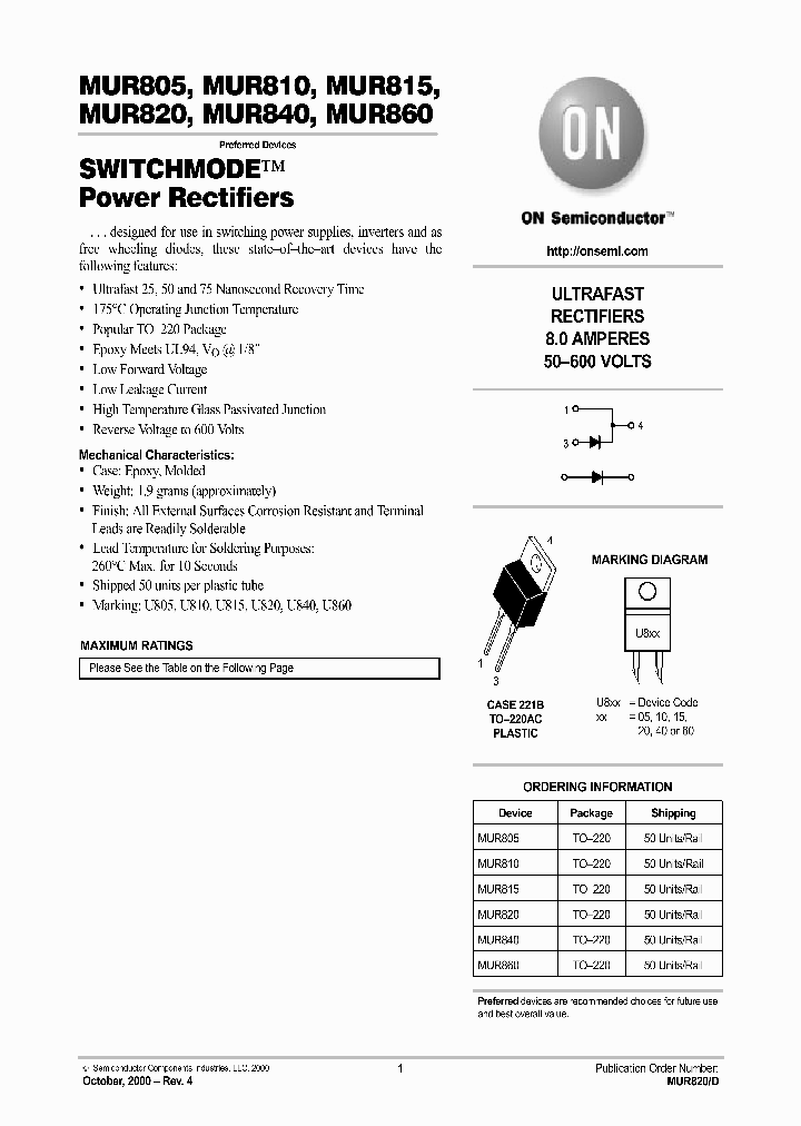 MUR805_309860.PDF Datasheet