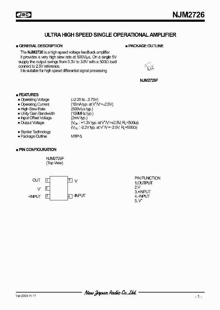 NJM2726_322366.PDF Datasheet