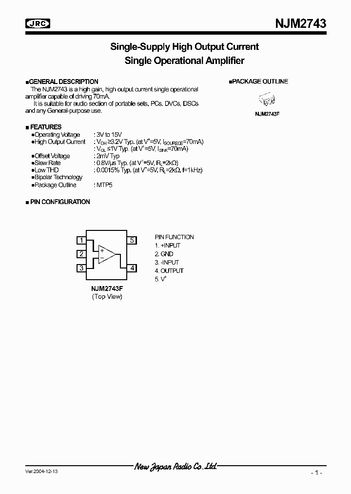 NJM2743_322363.PDF Datasheet