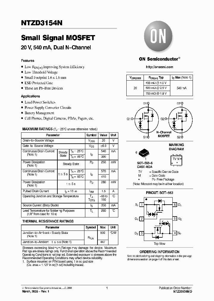 NTZD3154N_374009.PDF Datasheet