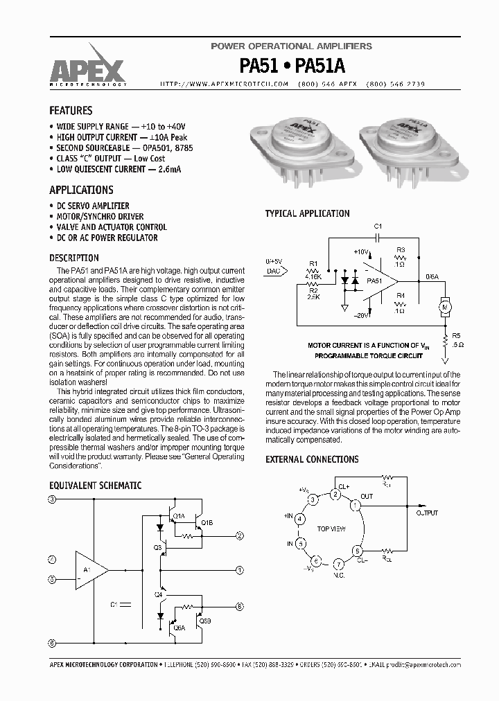 PA51A_350364.PDF Datasheet