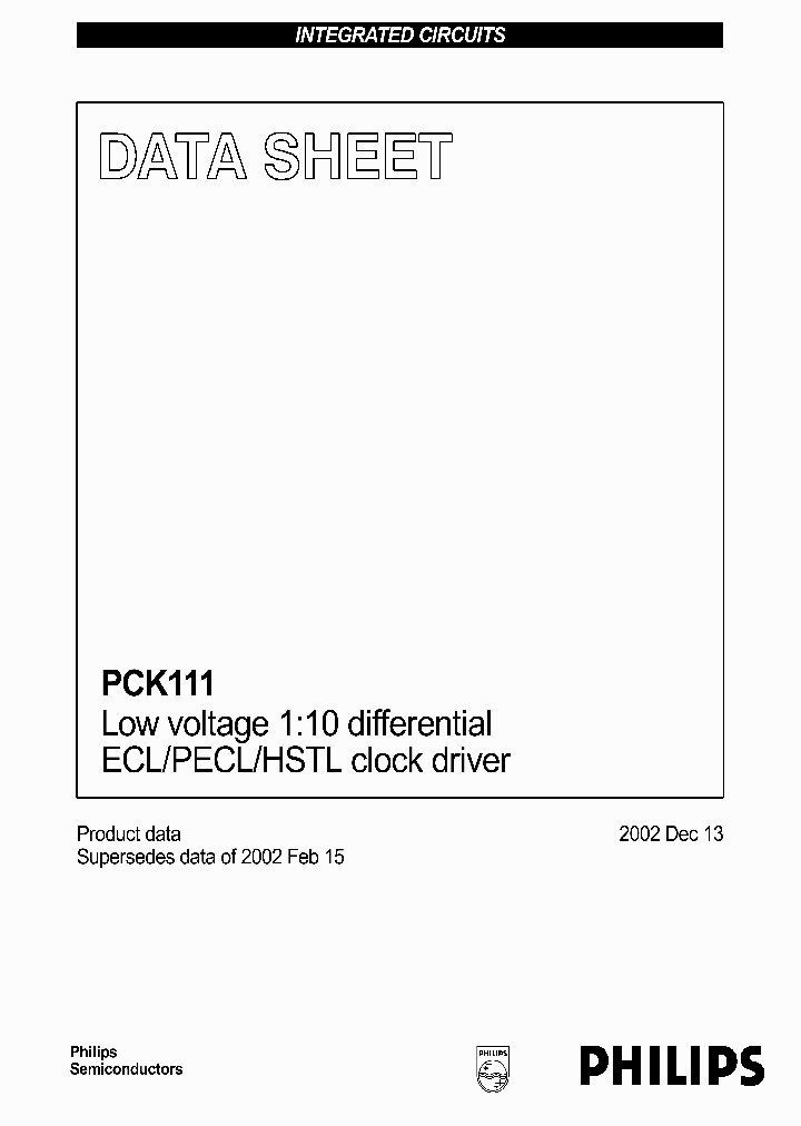 PCK111_382478.PDF Datasheet