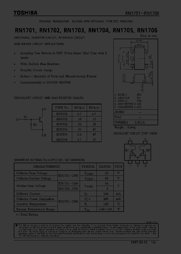 RN1706_281733.PDF Datasheet