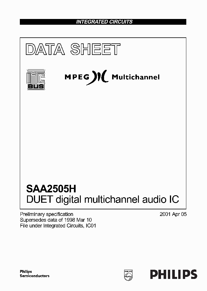 SAA2505H_327183.PDF Datasheet