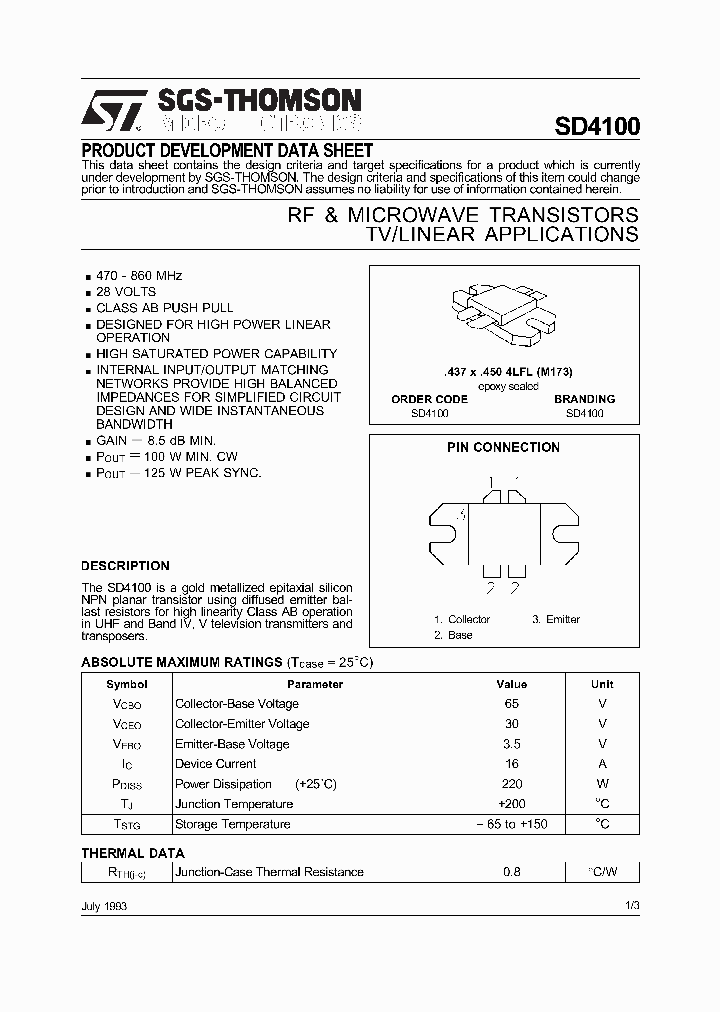 SD4100_344336.PDF Datasheet