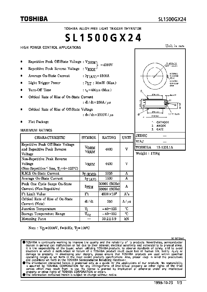 SL1500_335425.PDF Datasheet