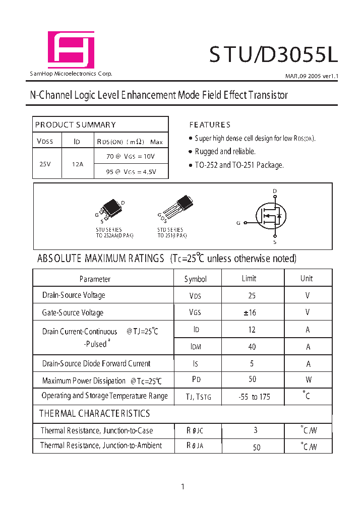 STD3055L_333938.PDF Datasheet