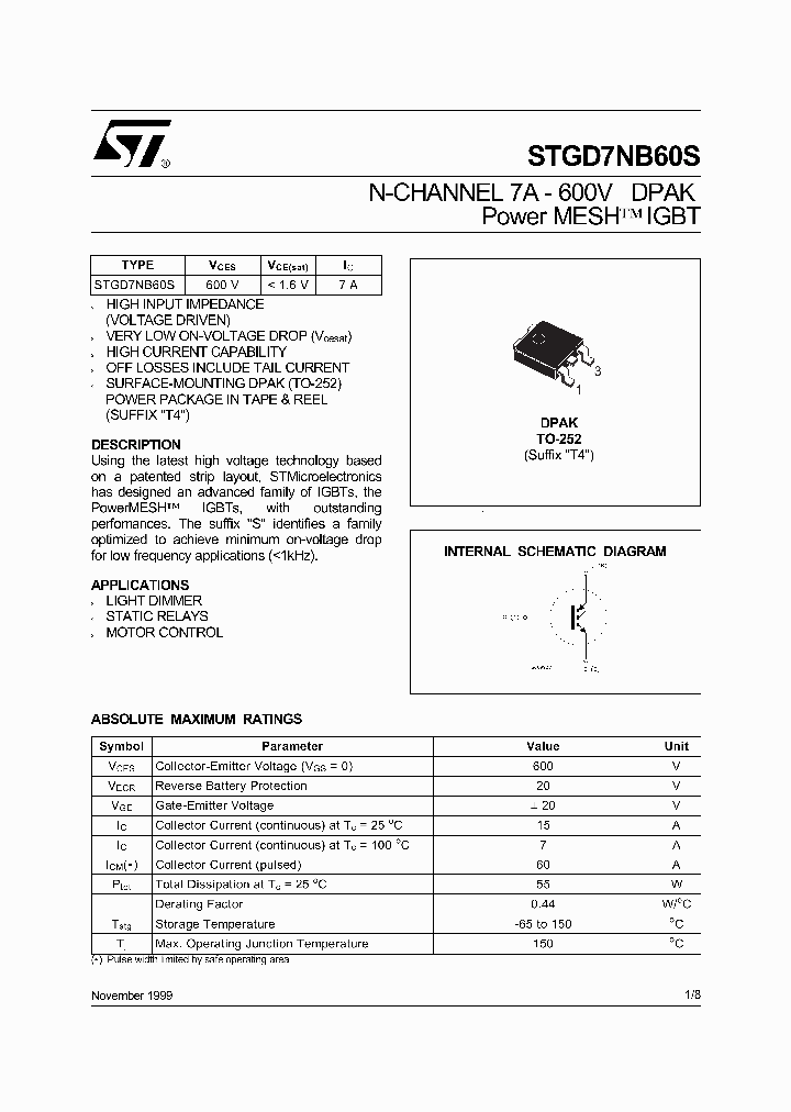 STGD7NB60S_77077.PDF Datasheet