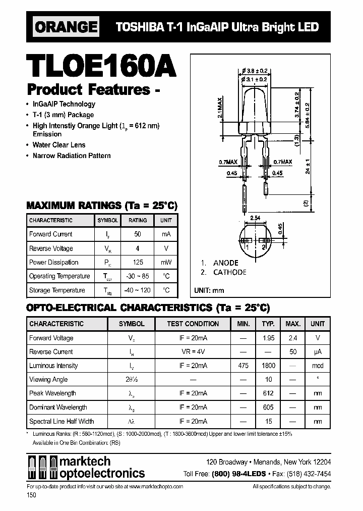 TLOE160A_349071.PDF Datasheet