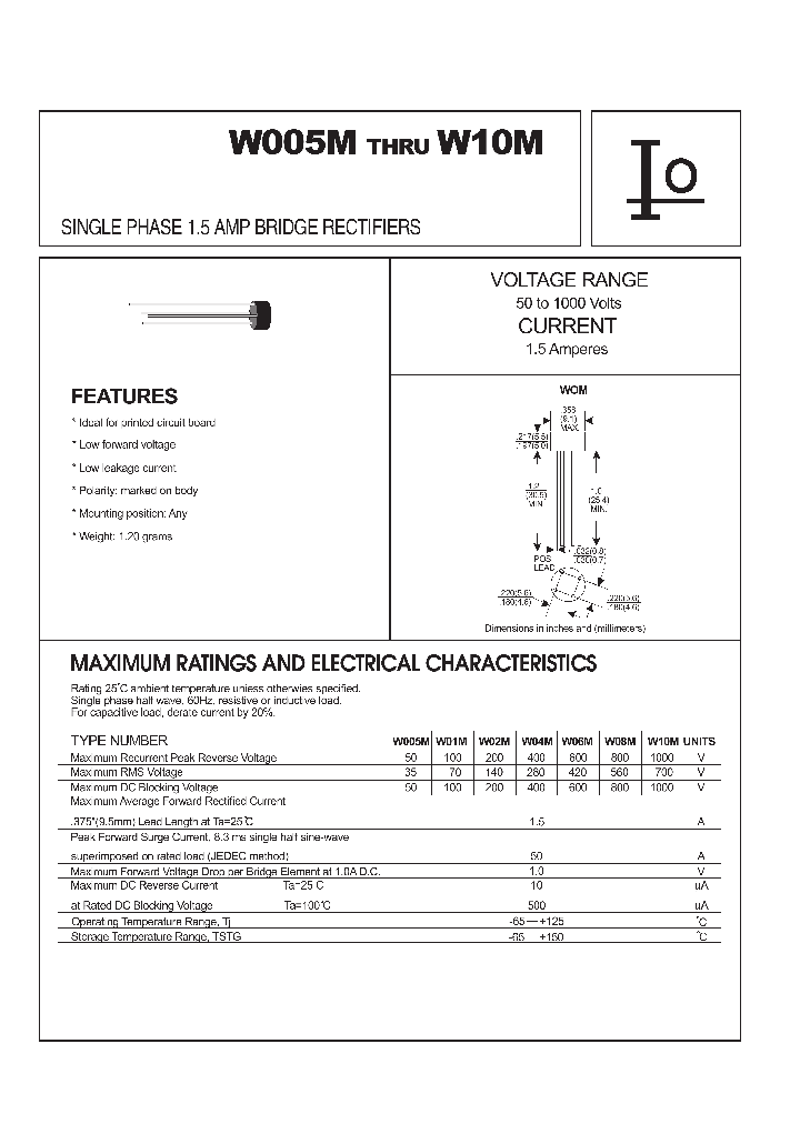 W02M_309620.PDF Datasheet