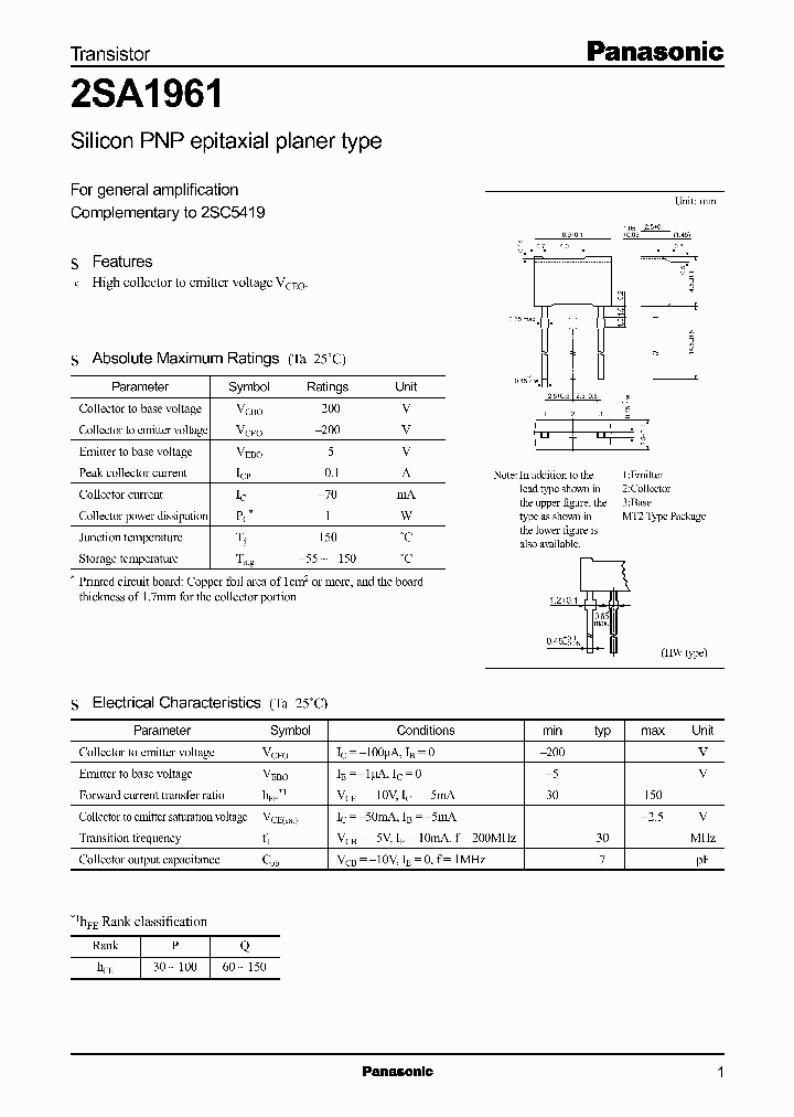 2SA1961_413877.PDF Datasheet