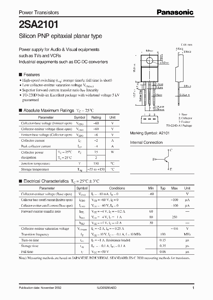 2SA2101_418872.PDF Datasheet