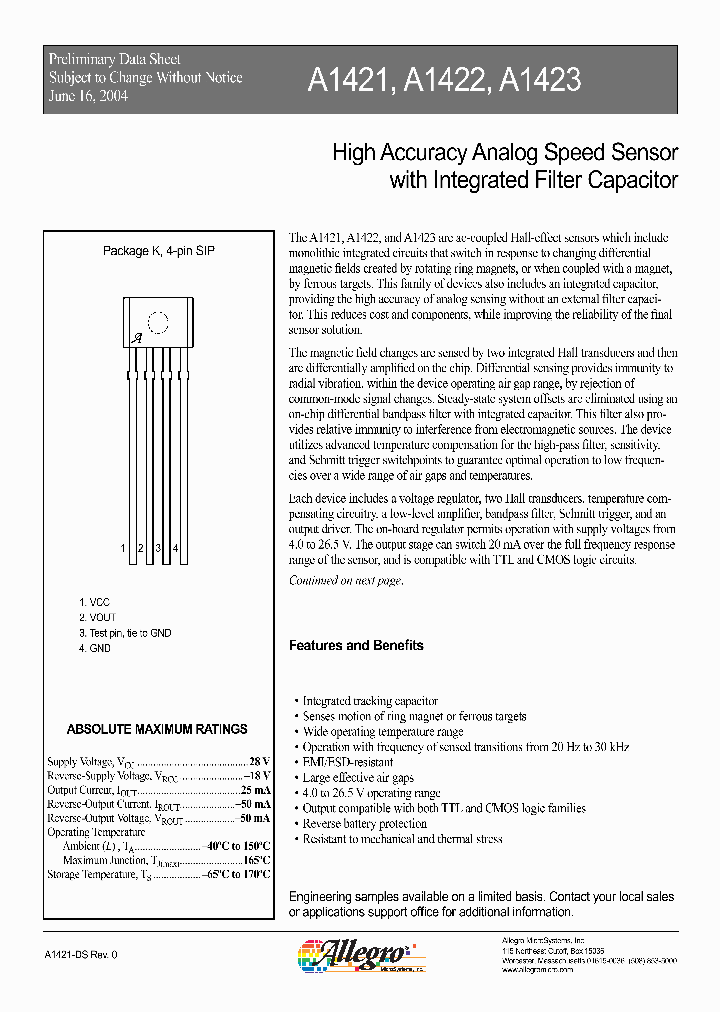 A1423LK_392946.PDF Datasheet