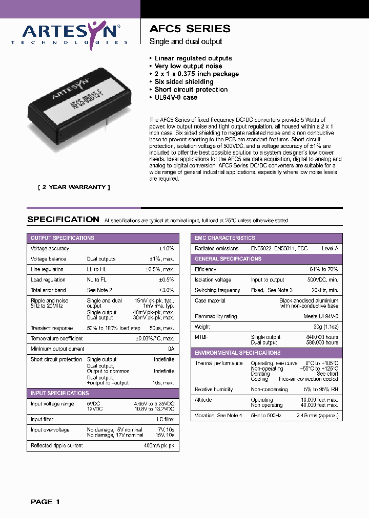 AFC5-12S05_401854.PDF Datasheet