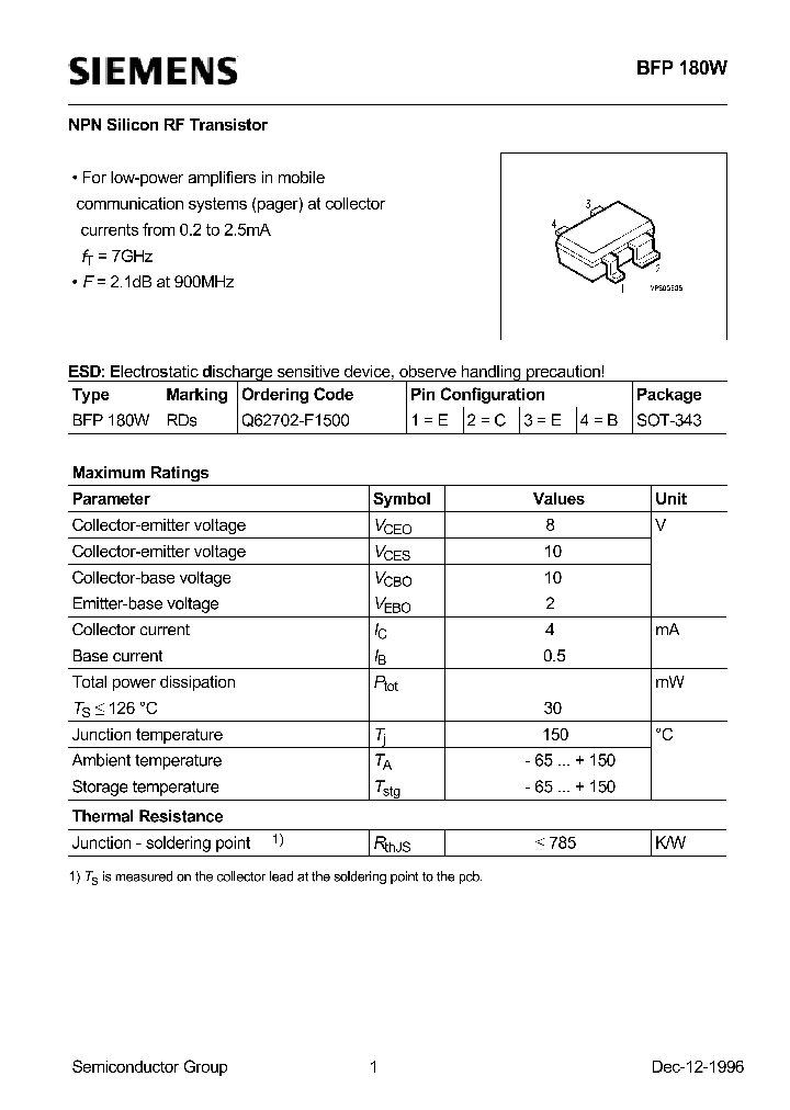 BFP180W_404243.PDF Datasheet