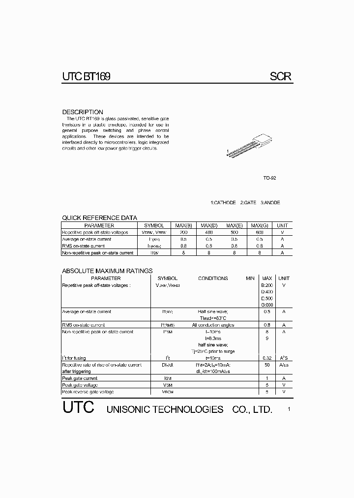BT169_411076.PDF Datasheet