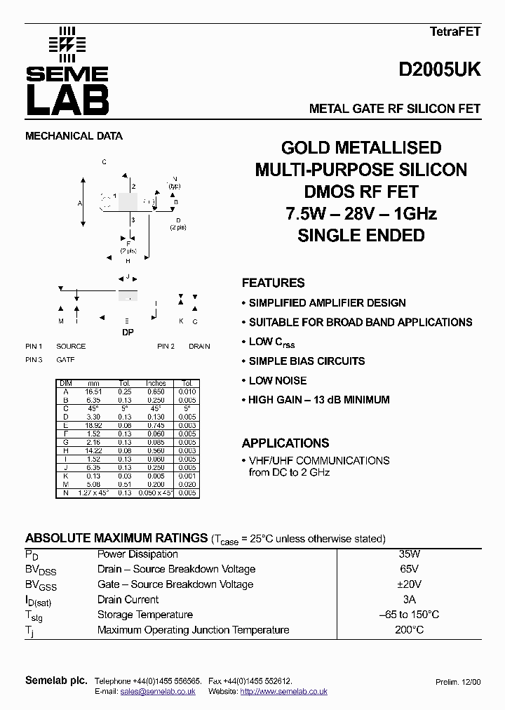D2005UK_398634.PDF Datasheet