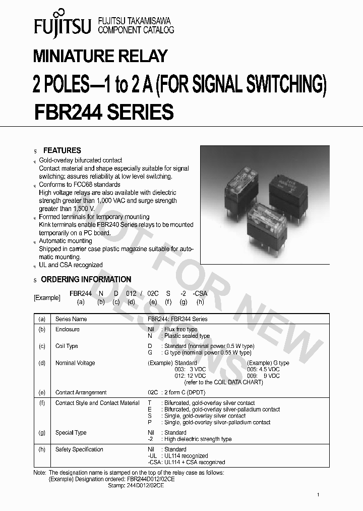 FBR244_418440.PDF Datasheet