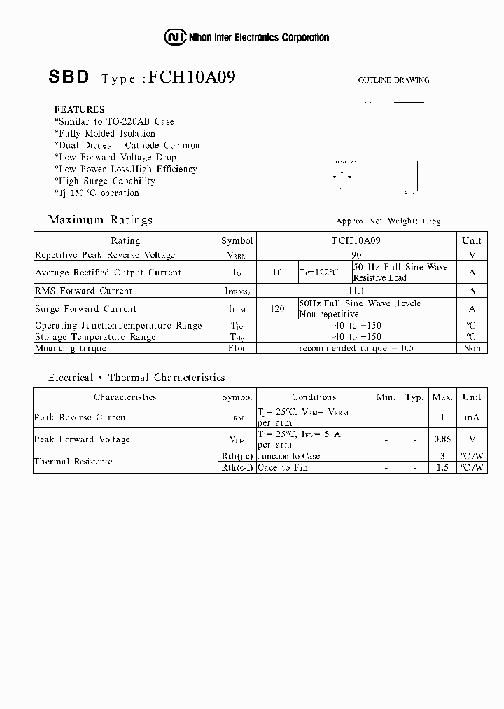 FCH10A09_391913.PDF Datasheet