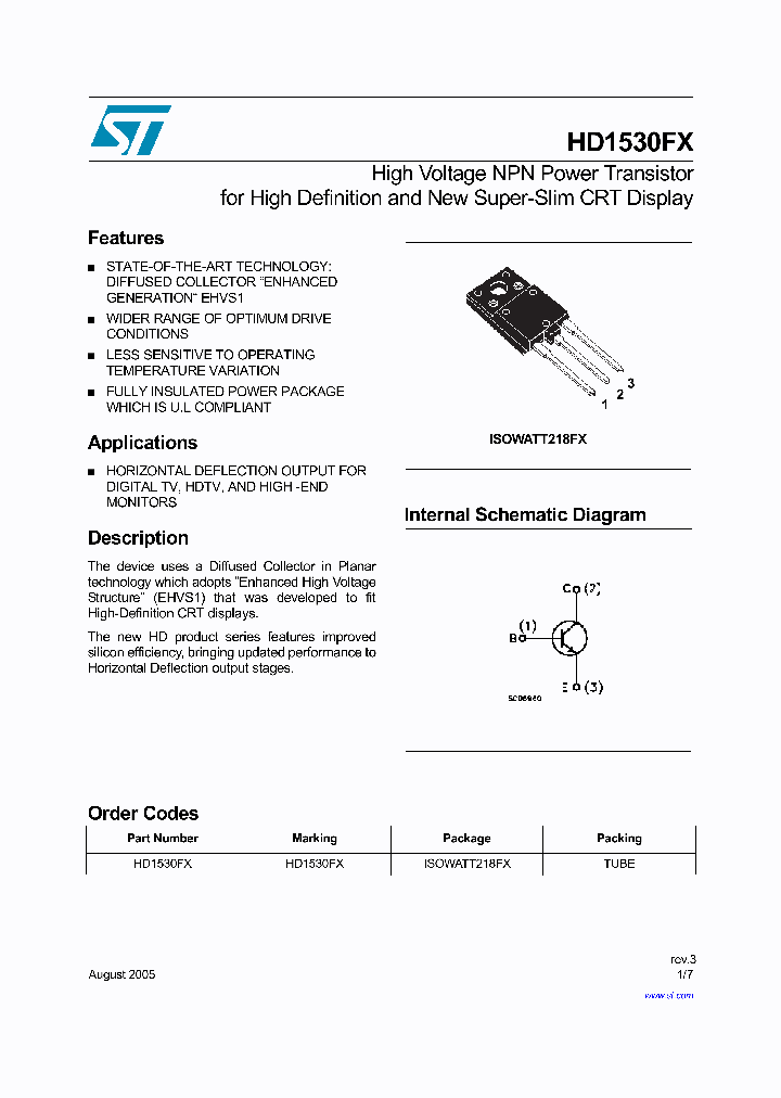 HD1530FX_394585.PDF Datasheet