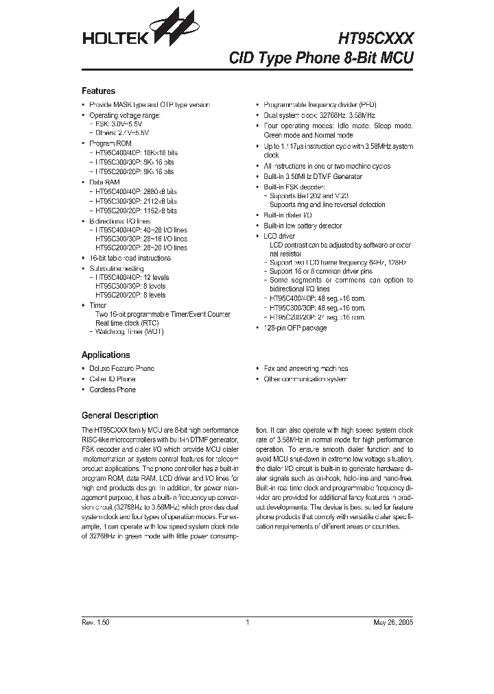 HT95CXXX_401491.PDF Datasheet