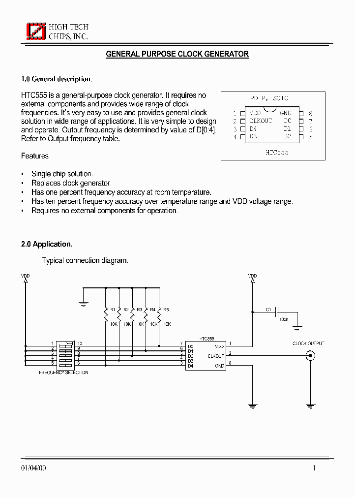 HTC555DC_388282.PDF Datasheet