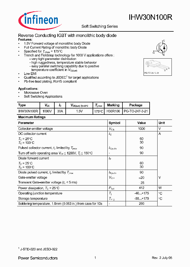 IHW30N100R_398354.PDF Datasheet