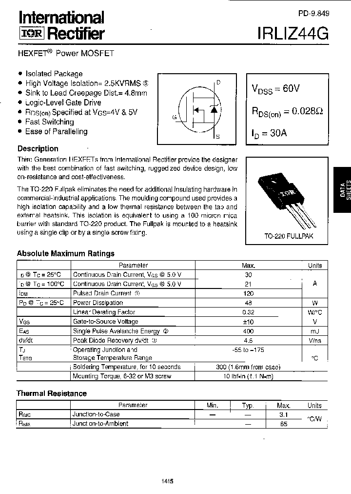 IRLIZ44G_432108.PDF Datasheet