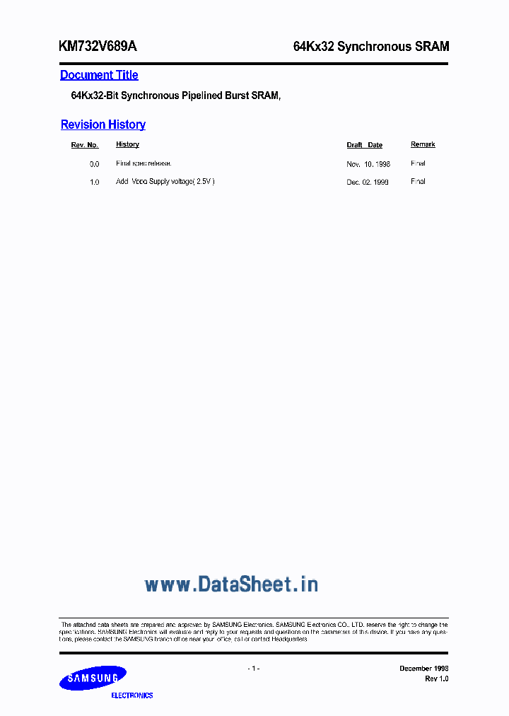 KM732V689A_407261.PDF Datasheet